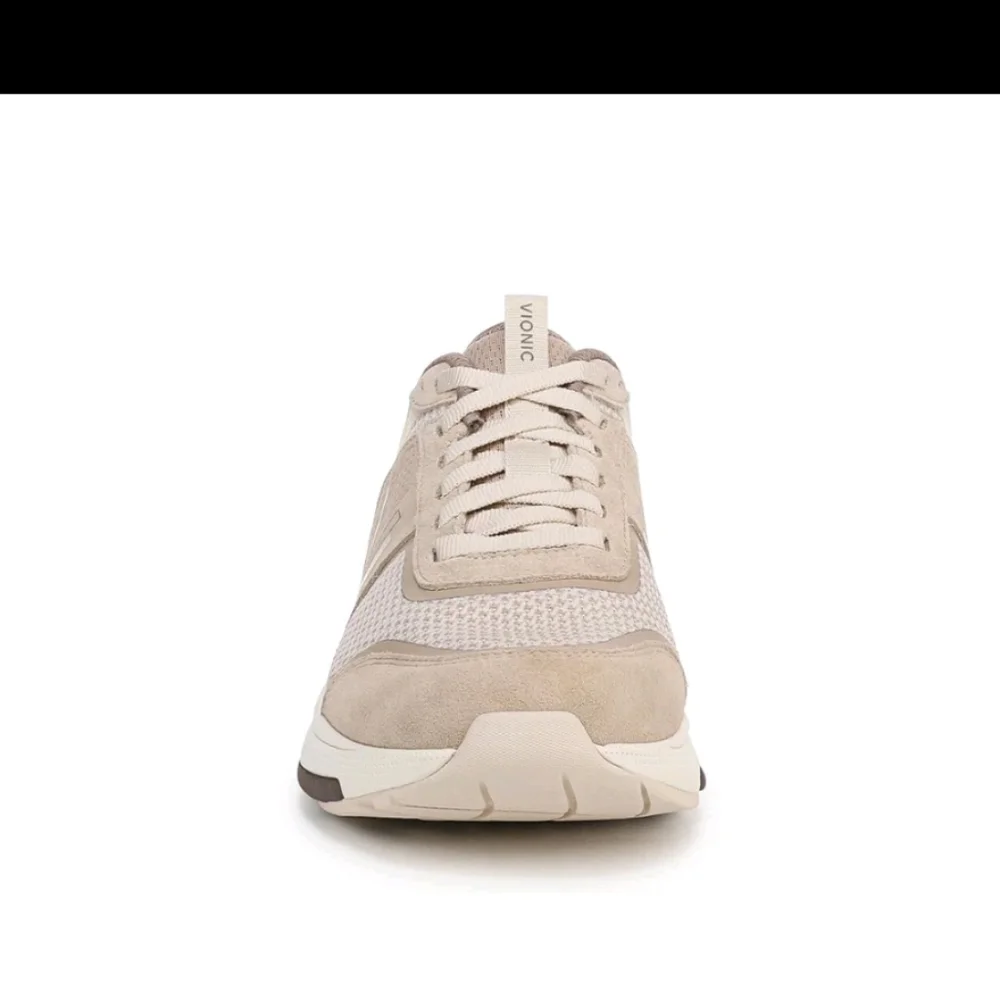 Vionic Women’s Walk Strider Knit Performance Walking Sneaker - Beige